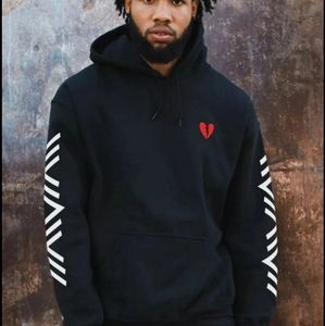 RIOT SOCIETY Broken Heart Mens Hoodie | escapeauthority.com